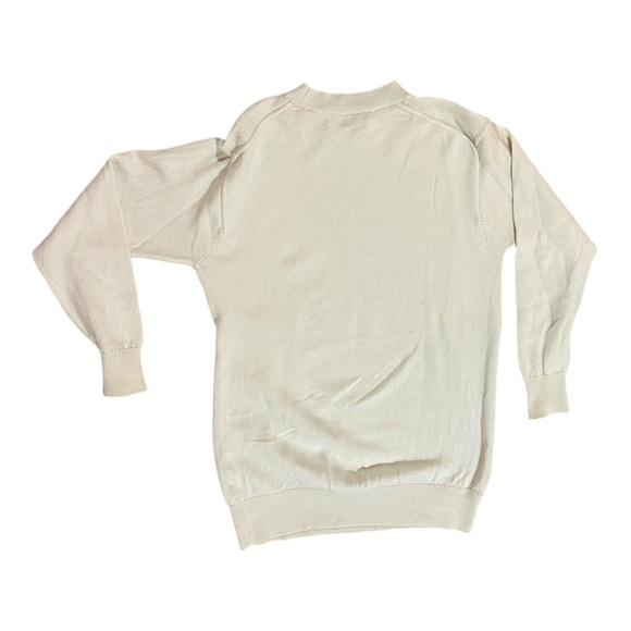 Aritzia Wilfred Rosemary Sweater Light Birch 100% Merino Wool Sz XS - Picture 4 of 6